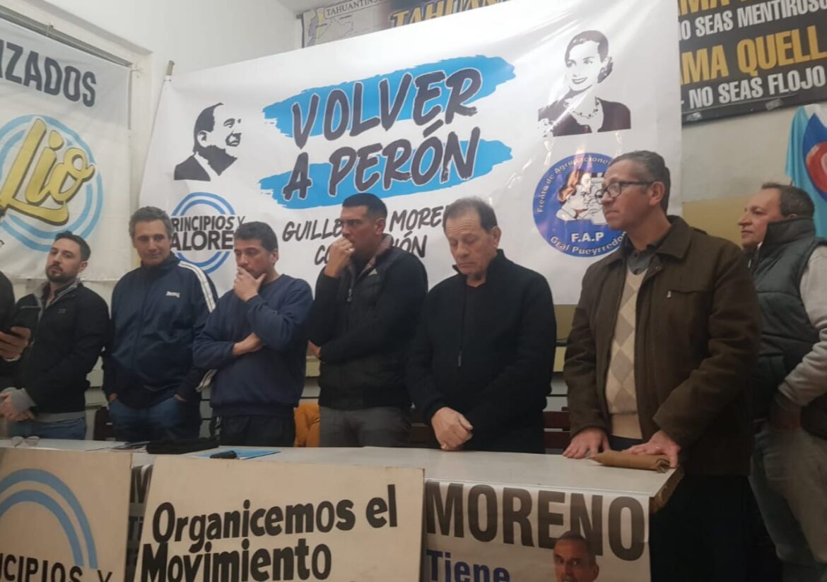 El Morenismo marplatense homenajeó a Perón